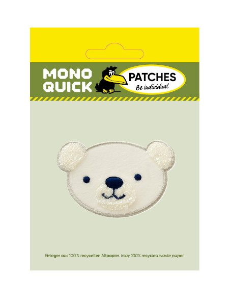 Appliques, Patch, Écusson thermocollant : Tête de nounours