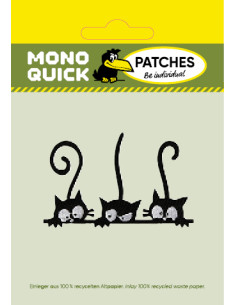 Applicatie, Patch, Strijkapplicatie: Katten zwart 2