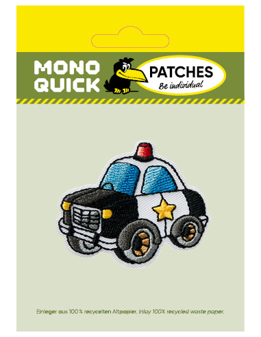 Applicatie, Patch, Strijkapplicatie: Politieauto