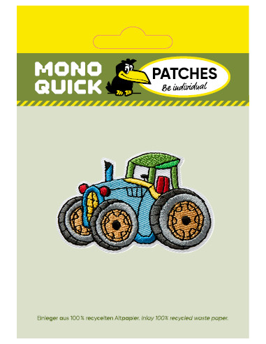 Applikation, Patch, Bügelbild: Traktor
