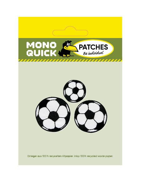 Appliques, Patch, Écusson thermocollant : 3 ballons de foot