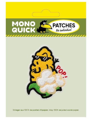 Applikation, Patch, Bügelbild: Pop Mais