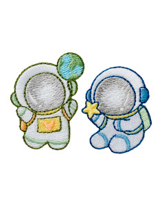 Appliques, Patch, Écusson thermocollant : Set de 2...