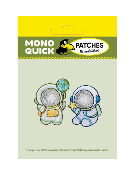 Appliques, Patch, Écusson thermocollant : Set de 2 astronautes