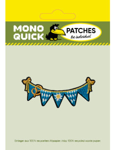 Applikation, Patch, Bügelbild: Bayerische Girlande 2