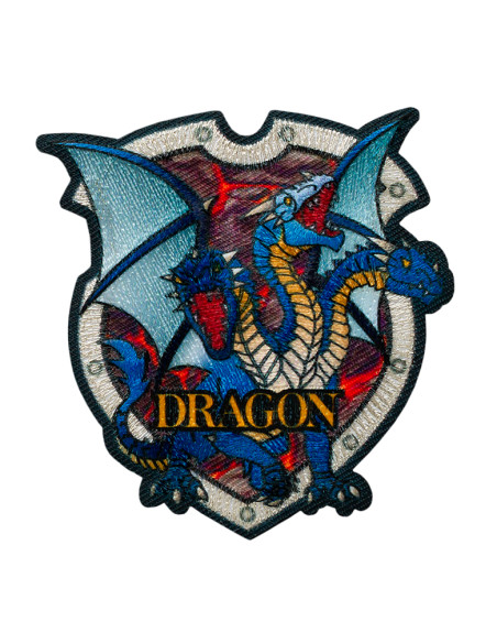 Appliques, Patch, Écusson thermocollant : Dragon bleu
