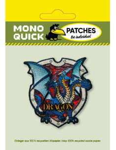 Appliques, Patch, Écusson thermocollant : Dragon bleu 2