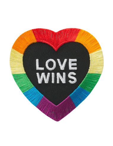 Appliques, Patch, Écusson thermocollant : Love wins