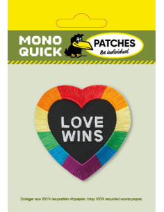 Applikation, Patch, Bügelbild: Love wins 2