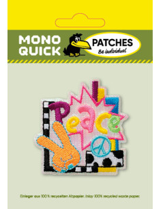 Applicatie, Patch, Strijkapplicatie: Peace Neon 2