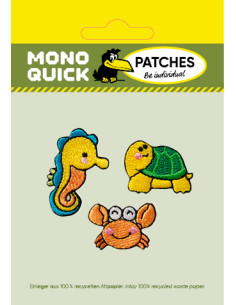 Applicatie, Patch, Strijkapplicatie: Waterdieren 3 stuks. 2