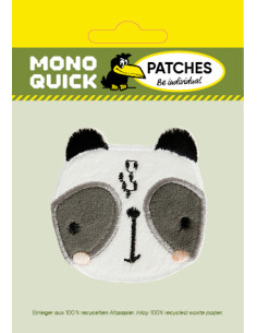 Applicatie, Patch, Strijkapplicatie: Panda - kop 2