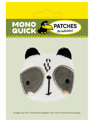 Applicatie, Patch, Strijkapplicatie: Panda - kop