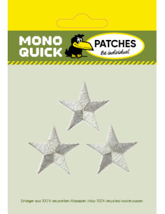 Applicatie, Patch, Strijkapplicatie: 3 sterren zilver 2