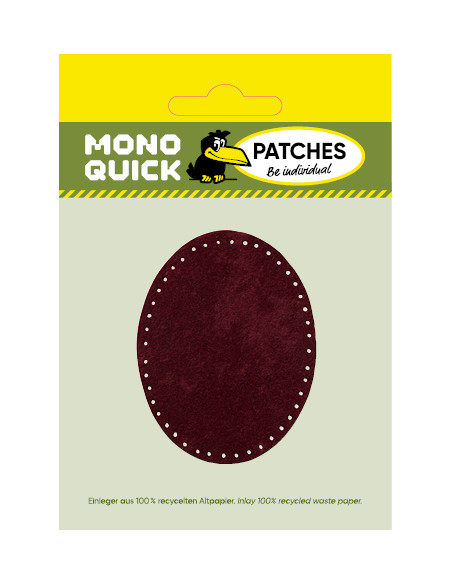 Rapiécer, Patch, Écusson thermocollant: Patchs suède berry, 1 paire