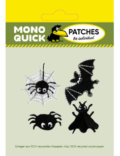 Applikation, Patch, Bügelbild: 4 Halloweenmotive 2