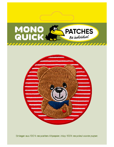 Applicatie, Patch, Strijkapplicatie: Beer in patch