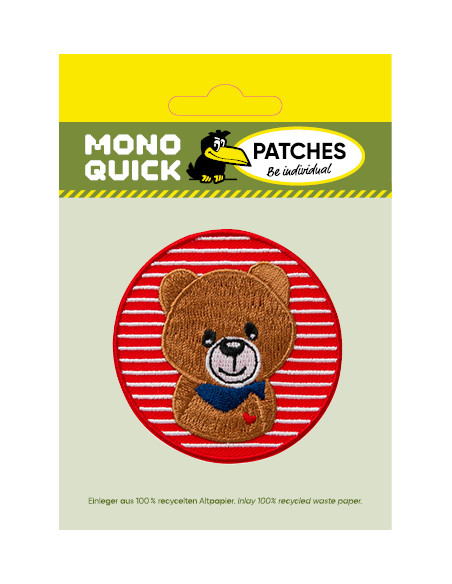 Applicatie, Patch, Strijkapplicatie: Beer in patch