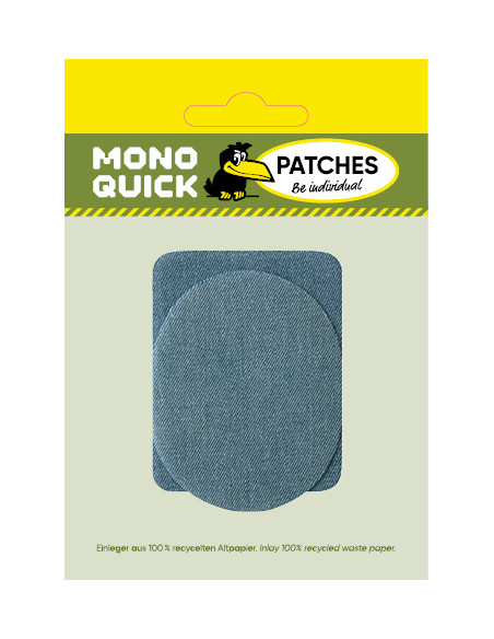 Flicken, Patch, Bügelbild: Flick & Go Sparpack "light blue"