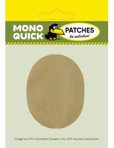 Pleister, Patch, Strijkapplicatie: Koordvlakken bes 2 stuks 2