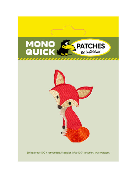 Applikation, Patch, Bügelbild: Fuchs