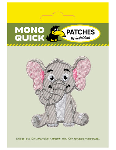 Applicatie, Patch, Strijkapplicatie: Olifant