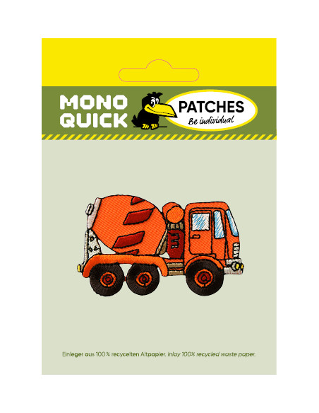 Appliques, Patch, Écusson thermocollant : Bétonnière
