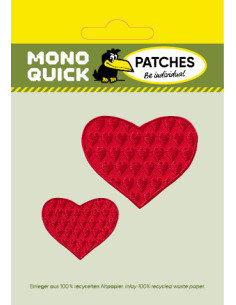 Appliques, Patch, Écusson thermocollant : Coeur 2 pièces 2