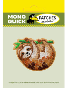 Applikation, Patch, Bügelbild: Faultier 2