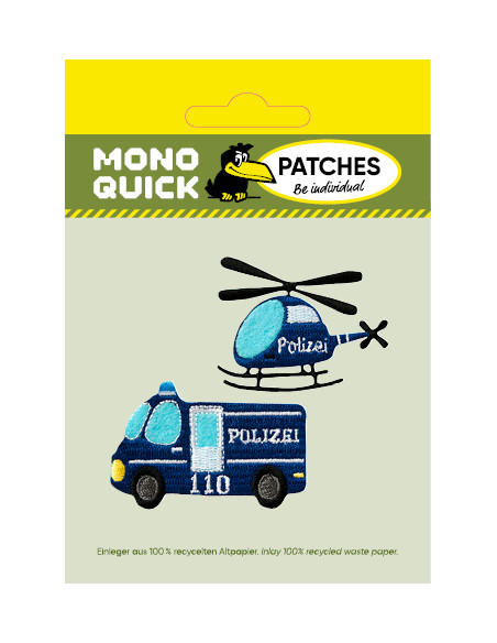 Applicatie, Patch, Strijkapplicatie: Politie voertuigen