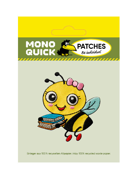 Applicatie, Patch, Strijkapplicatie: Bij met boeken