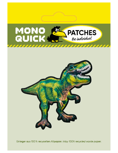 Applicatie, Patch, Strijkapplicatie: T-Rex groen