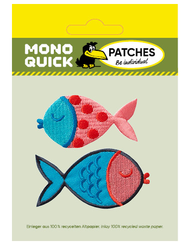 Applikation, Patch, Bügelbild: Fische 2 Stk....