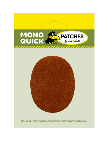 Appliques, Patch, Écusson thermocollant: Tâches de velours cognac