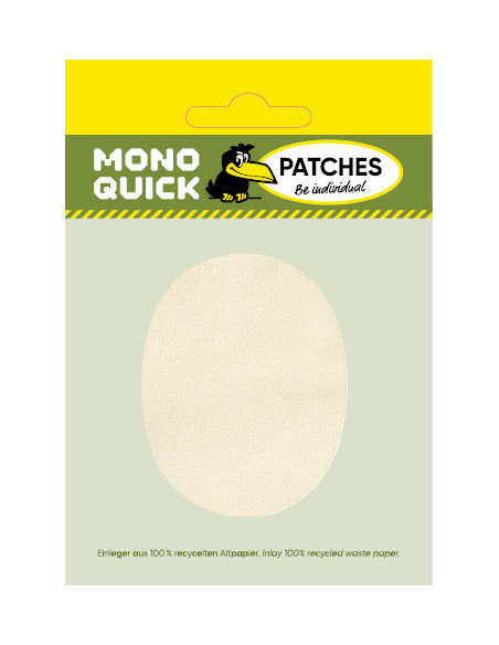 Appliques, Patch, Écusson thermocollant: Tâches de velours blanc