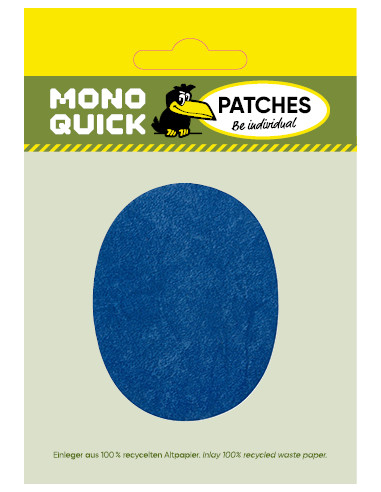 Veloursvlekken aqua blauw