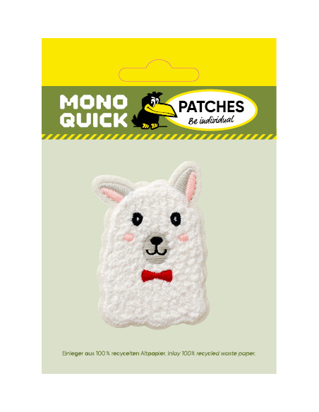 Appliques, Patch, Écusson thermocollant : Tête de lama en peluche