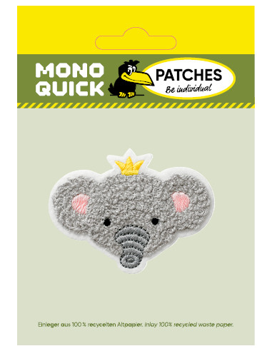 Applicatie, Patch, Strijkapplicatie: Olifant...