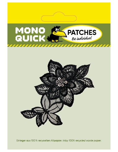 Applikation, Patch, Bügelbild: Blumenornament...