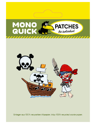 Applikation, Patch, Bügelbild: Create Pirat