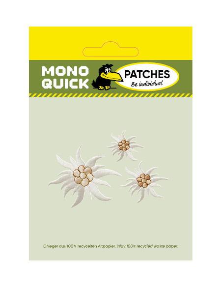 Applikation, Patch, Bügelbild: Create Edelweiss