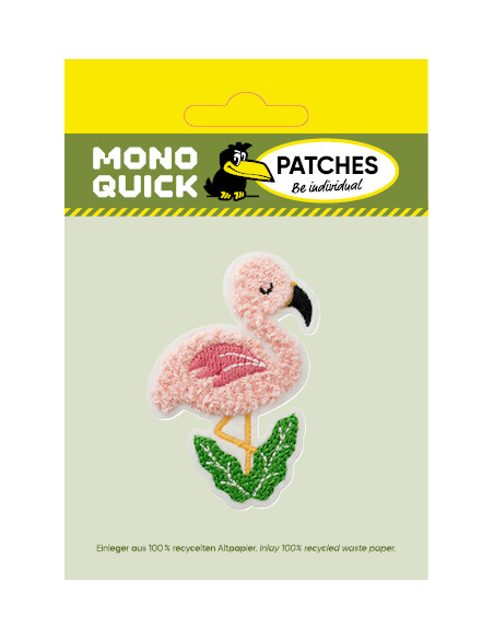 Appliques, Patch, Écusson thermocollant : Flamant duveteux