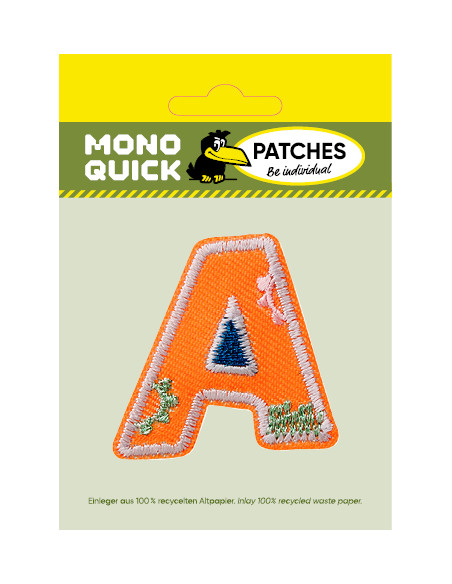 Appliques, Patch, Écusson thermocollant : Lettre unique A colorée