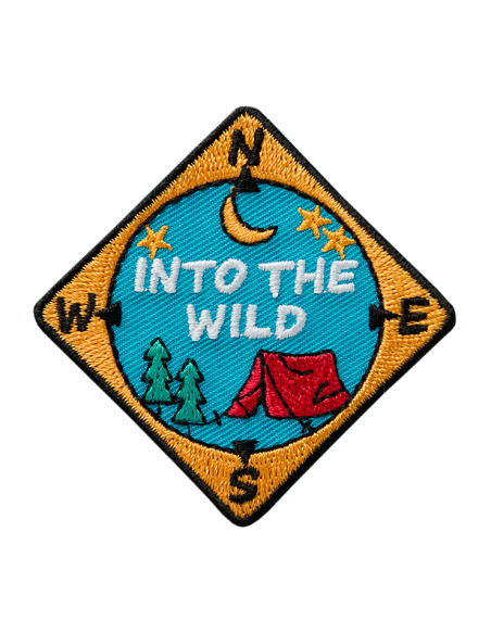 Applikation, Patch, Bügelbild: Into the wild