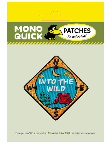 Applicatie, Patch, Strijkapplicatie: Into the wild