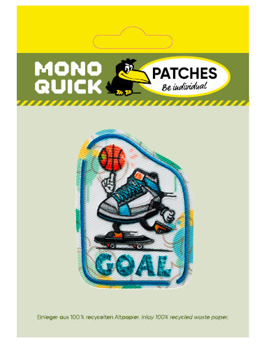 Applikation, Patch, Bügelbild: Goal Schulsport