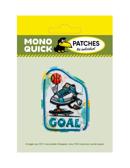 Applikation, Patch, Bügelbild: Goal Schulsport