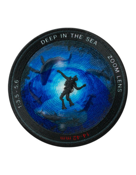 Applikation, Patch, Bügelbild: Recycl-Patch Deep Sea