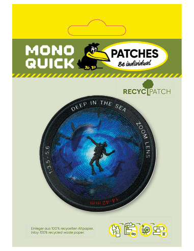 Applikation, Patch, Bügelbild: Recycl-Patch...