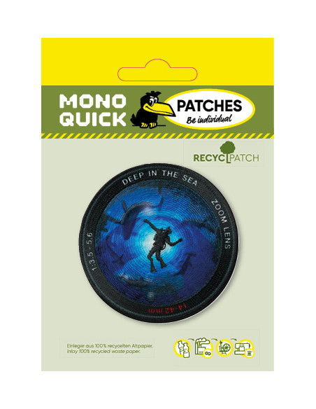Applicatie, Patch, Strijkapplicatie:  Recycl-Patch Deep Sea